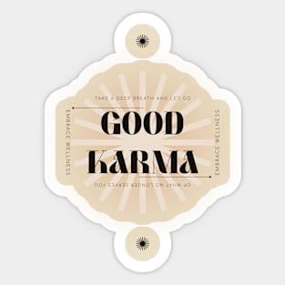 Good Karma Sticker